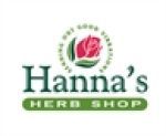 Hanna's Herb Shop Promo Codes & Coupons
